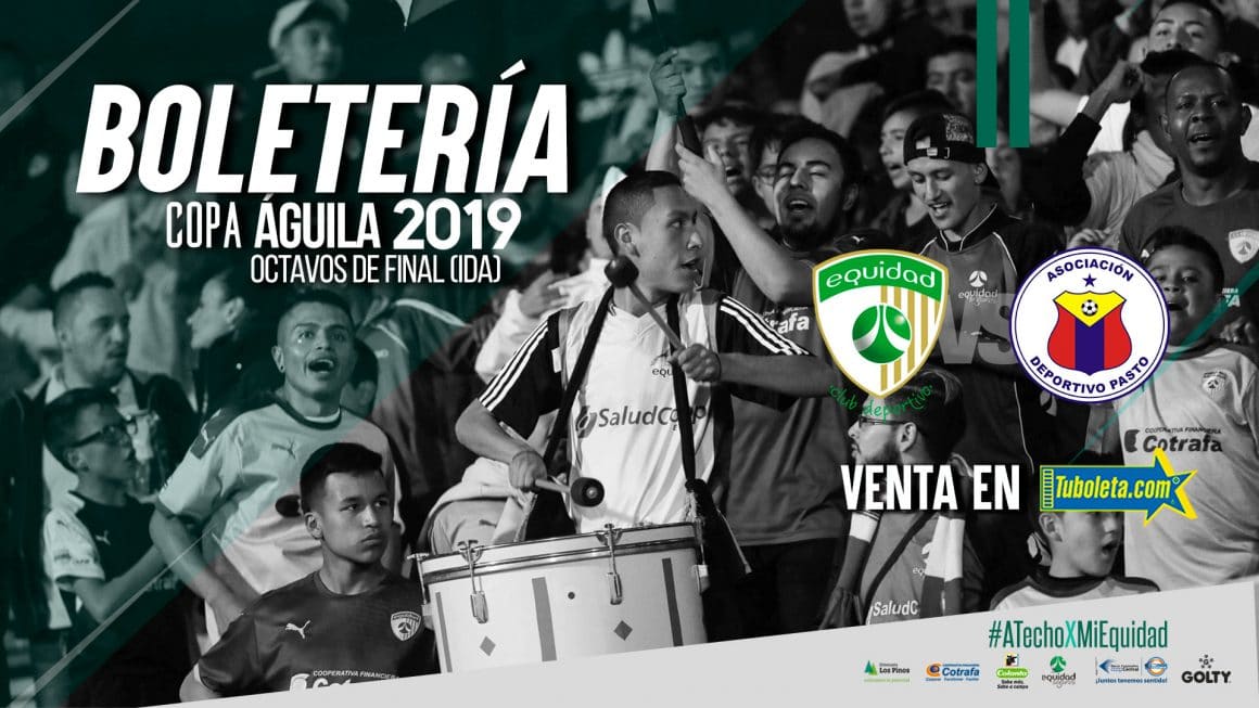 Boletería vs. Deportivo Pasto por Copa Águila 2019